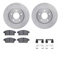 Dynamic Friction Co 6512-46231, Rotors with 5000 Advanced Brake Pads includes Hardware 6512-46231